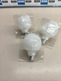 Bombillas LED E27 tipo Edison, 6 W, 4000 K, pack de 3.