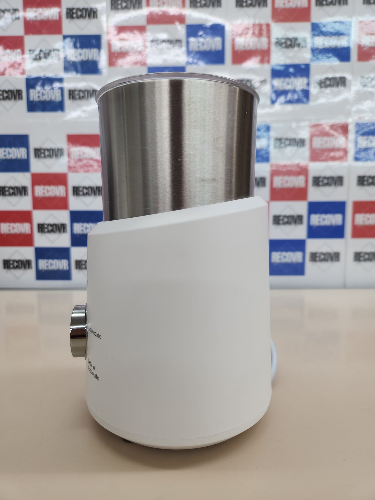 Espumador leche 500W 4 en 1, jarra 700 ml blanco