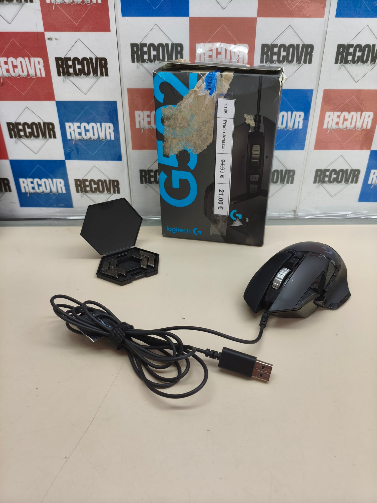 Ratón gaming Logitech G502 HERO con sensor 25K