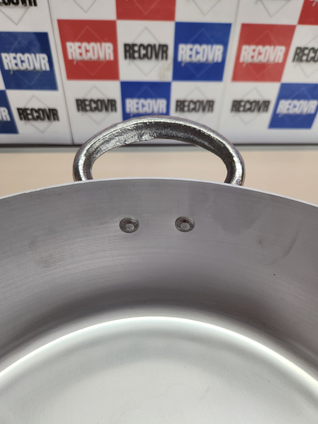 Ollas Agnelli Cacerola Baja con Asas, Metal