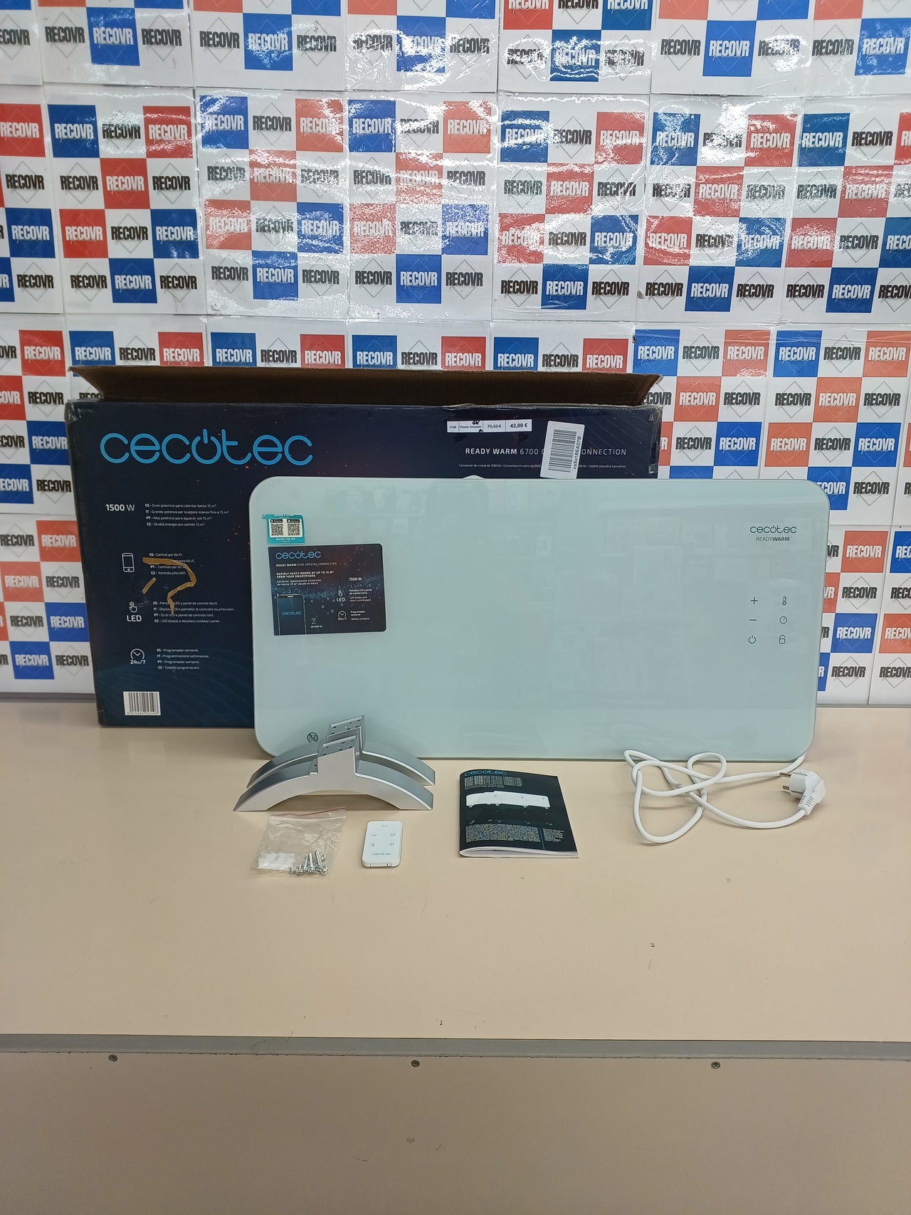 Radiador Eléctrico Cecotec ReadyWarm 6700 WiFi