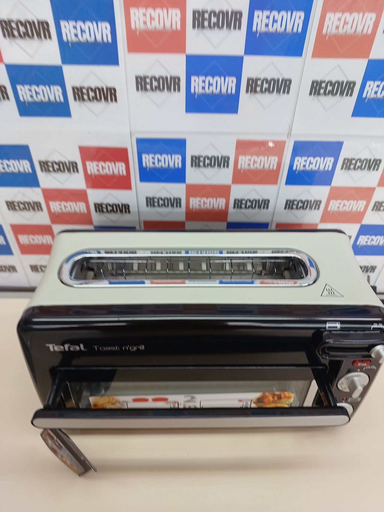 Tostadora-minihorno 2 en 1 acero negro – Tefal