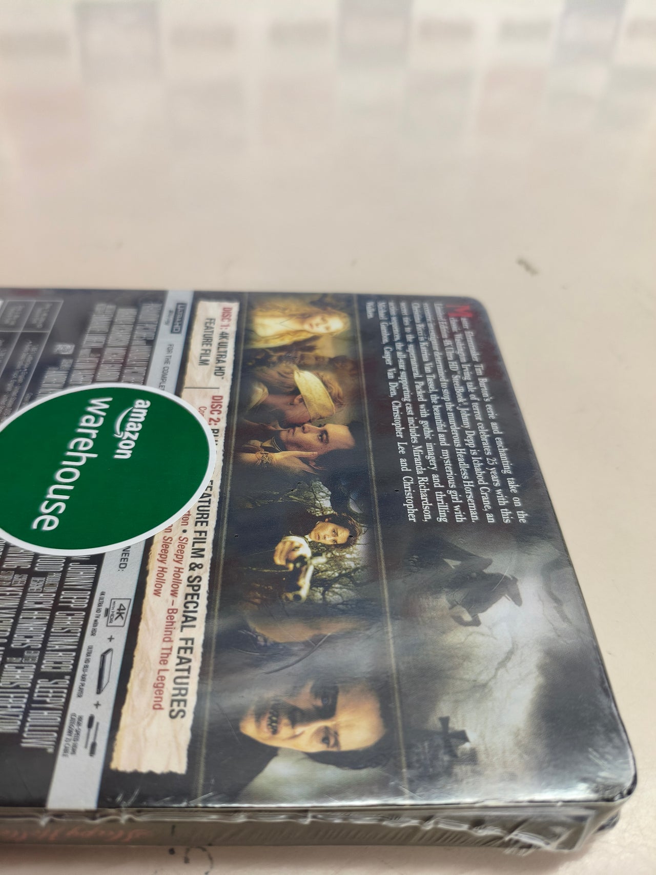 Película Sleepy Hollow en 4K UHD Steelbook
