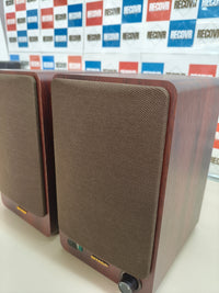 Sharp CP-SS30(BR), altavoces de estantería 60W, Bluetooth, marrón