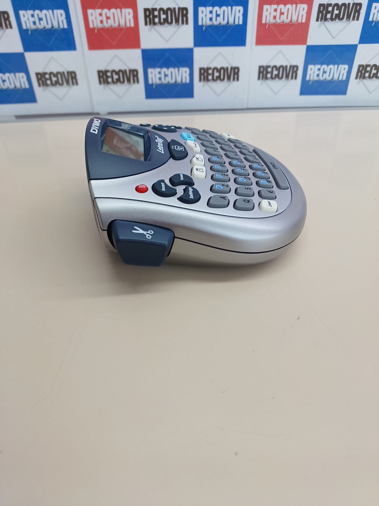 Rotuladora escritorio AZERTY plateada - DYMO LetraTag LT-100T