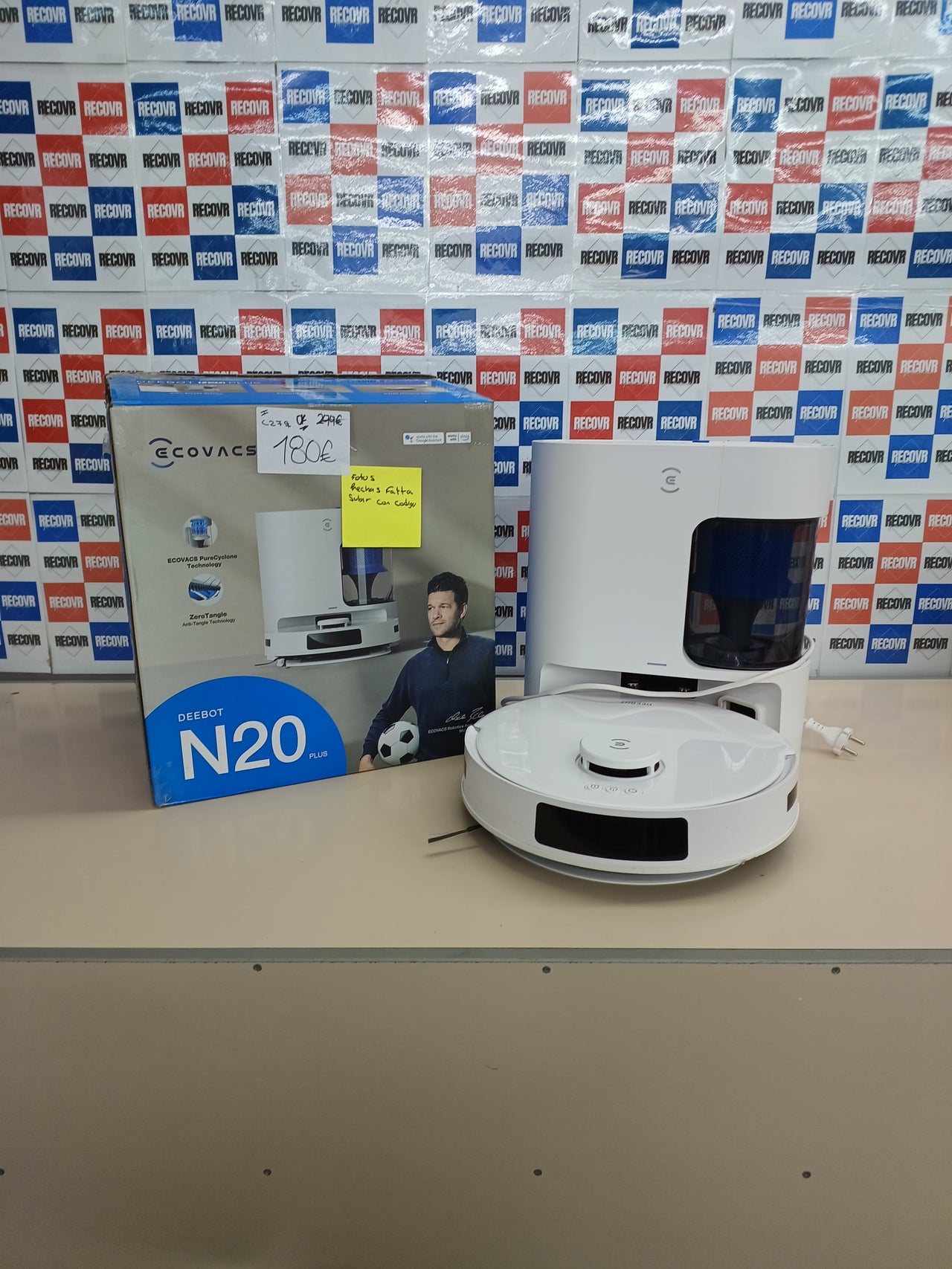 Robot Aspirador Fregasuelos ECOVACS DEEBOT N20 PRO PLUS