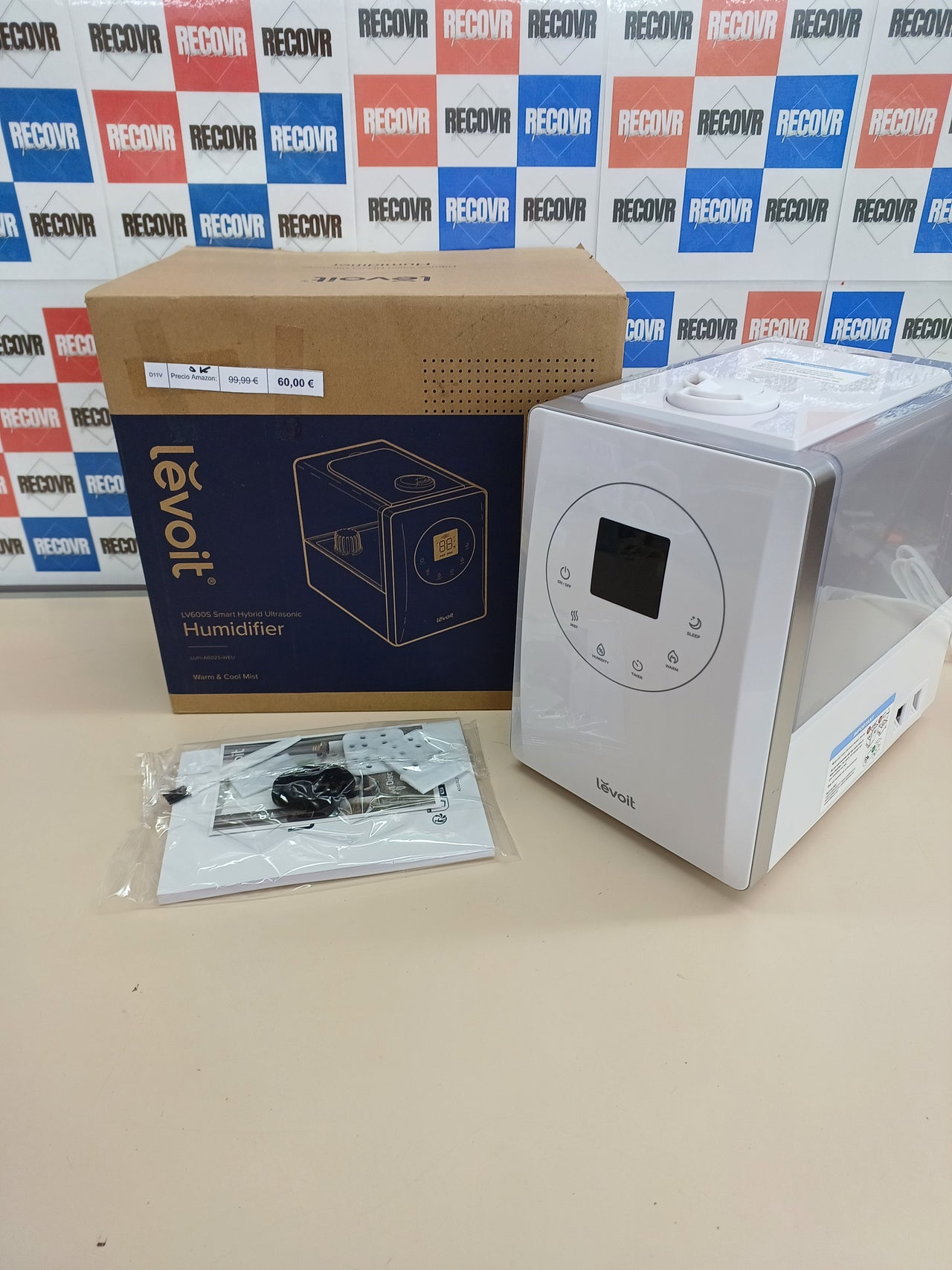 Humidificador 6 L frío/calor Alexa 36 H - Levoit