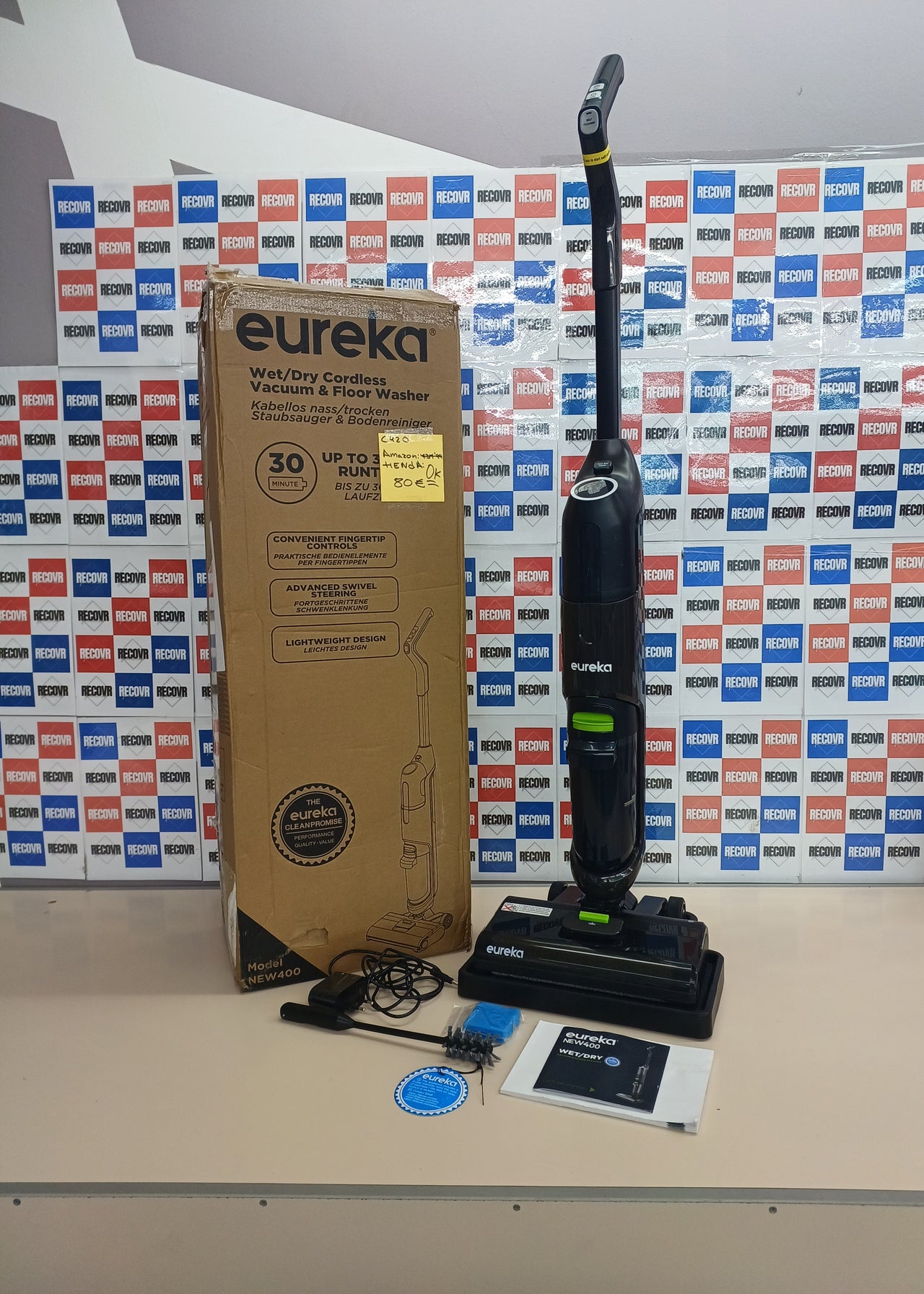 Aspiradora y Fregona sin Cable EUREKA NEW400 30min