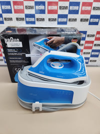Centro planchado 5.5 bar, 1,5L, Tecnología 3D, 2 minutos máxima temperatura. BRAUN IS1012BL