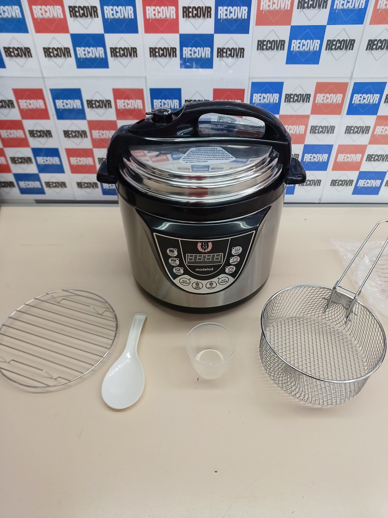 Olla eléctrica a presión programable 6 L 1000 W 9 menús - Cecotec GM D+
