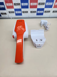 Rallador Eléctrico Resistente al Agua, 120W, 1000mAh acero inoxidable Ariete 447 desmontable, blanco, naranja