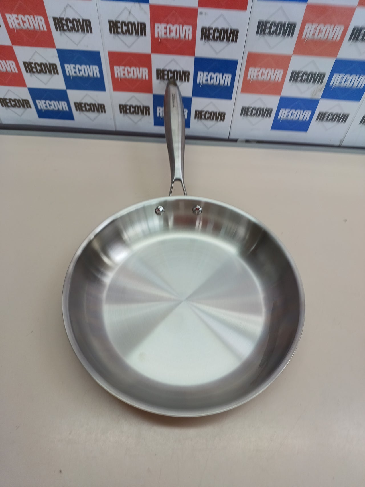 Sartén inox 26cm triple fondo sin antiadherente Fackelmann
