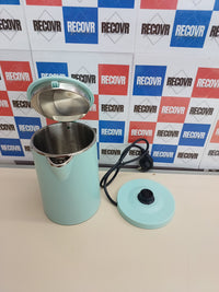Hervidor eléctrico 0,8 L 1000 W acero verde rápido - Genérico