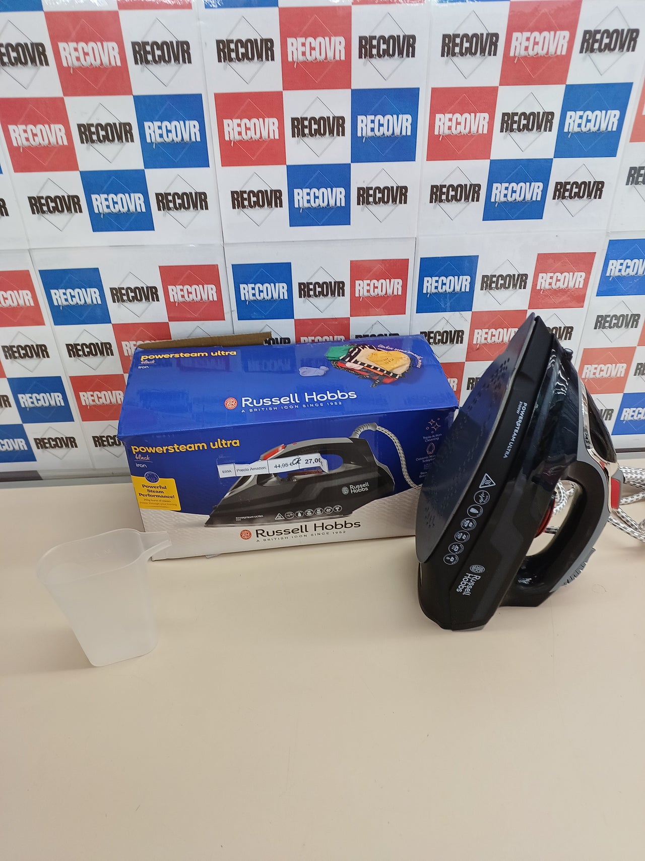 Russell Hobbs Power Steam Ultra – Plancha Cerámica 3100W, Antigoteo