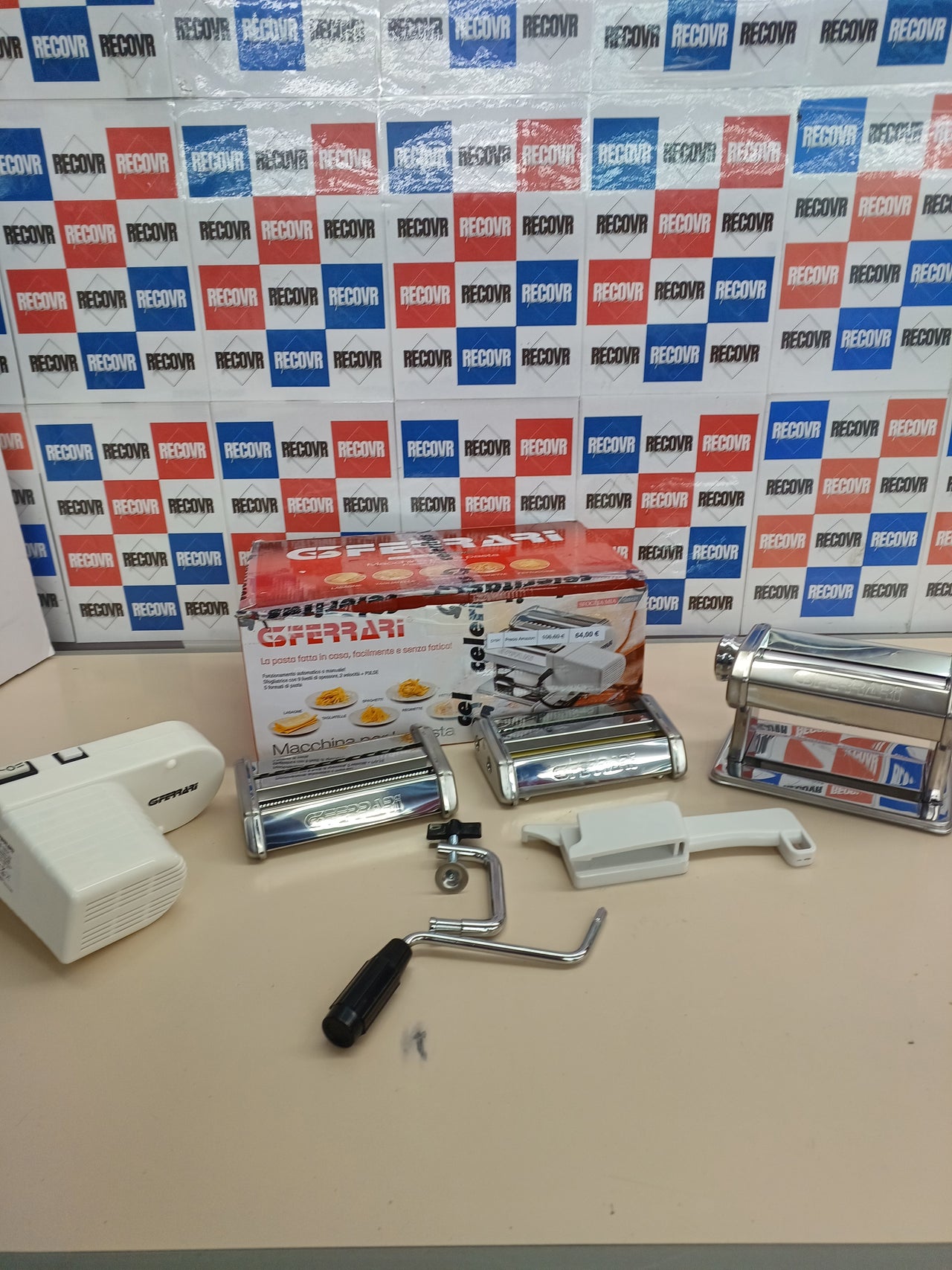 Máquina de pasta manual ajustable – G3 Ferrari