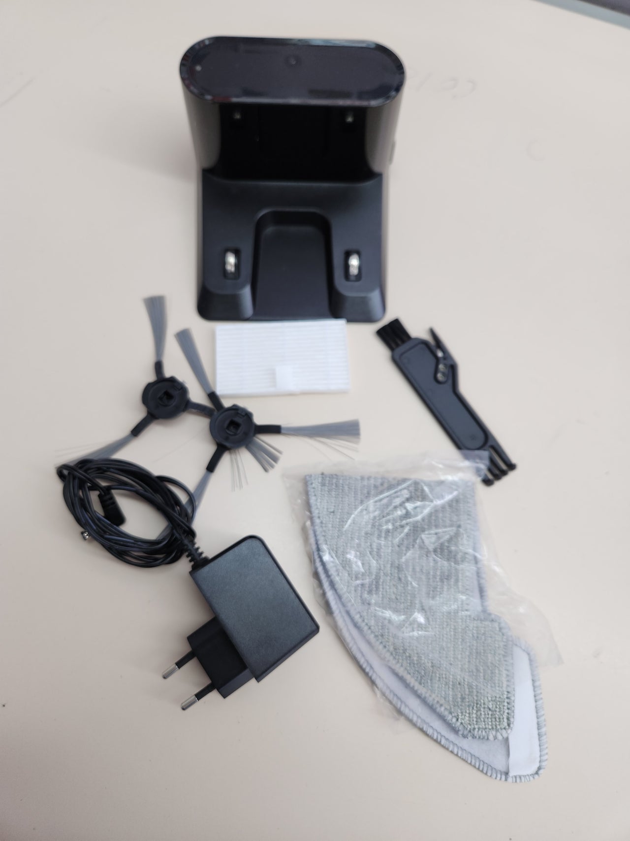 Robot Aspirador 2en1 3600Pa Fregasuelos Negro Inteligente
