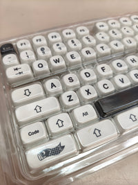 Teclas PBT Womiercon diseño MOA
