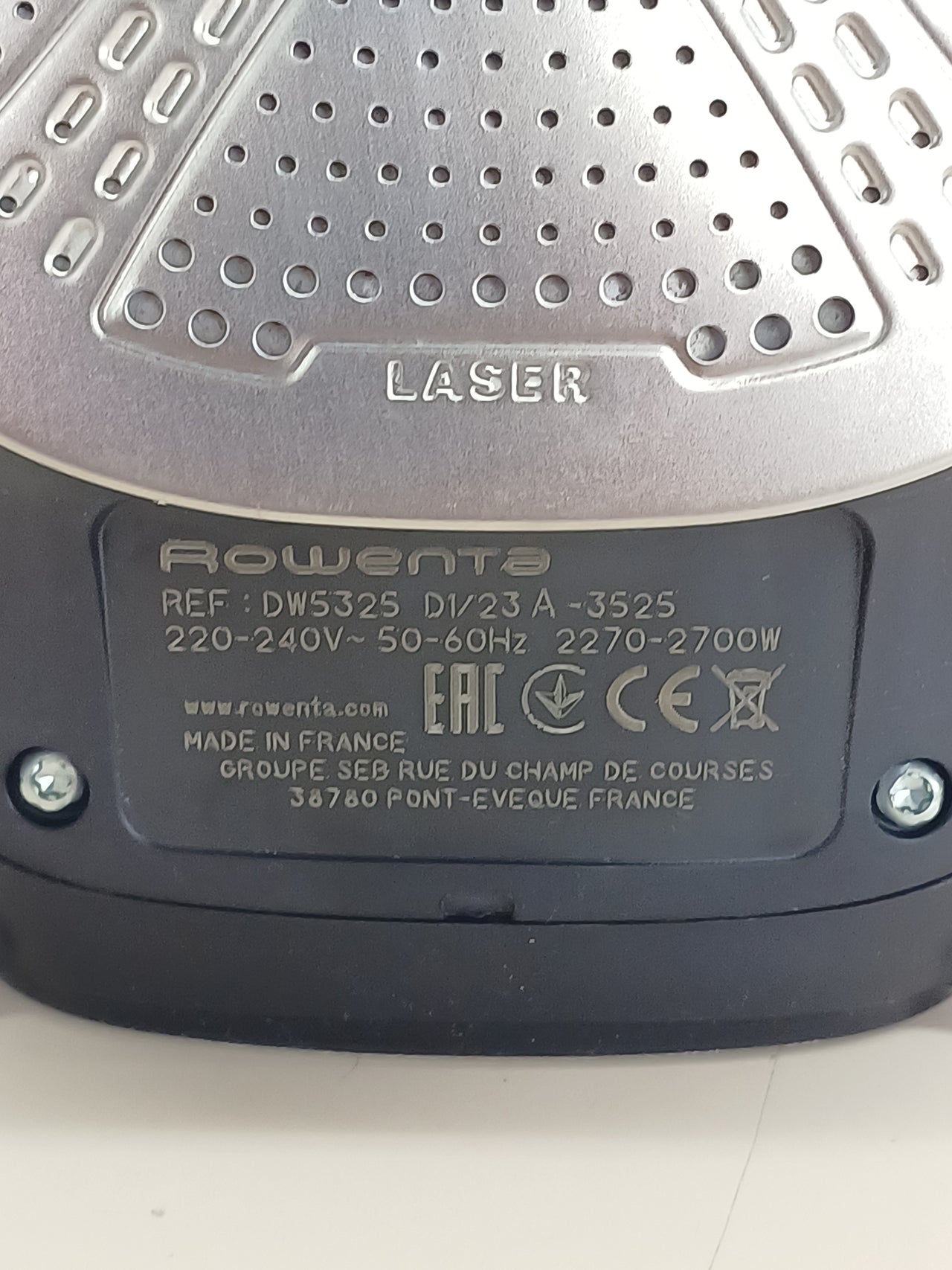 Plancha vertical vapor 2700 W 180 g/min – Rowenta