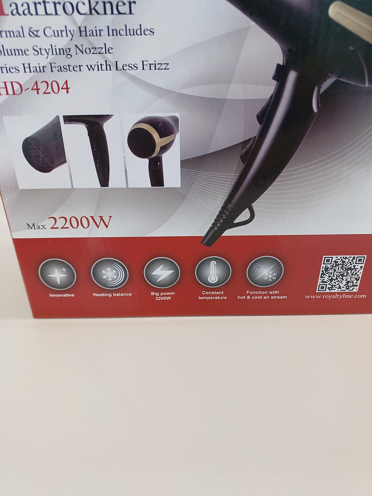 Secador de pelo Royalty Line HD-4204 2200W