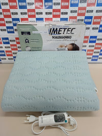 Thumbnail for Imetec Adapto Recreo, Calientacamas doble 150 x 160 cm, Calentamiento rápido, Temperatura constante y personalizable, Tejido acolchado hipoalergénico lavable, Made in Italy, Control 6 temperaturas