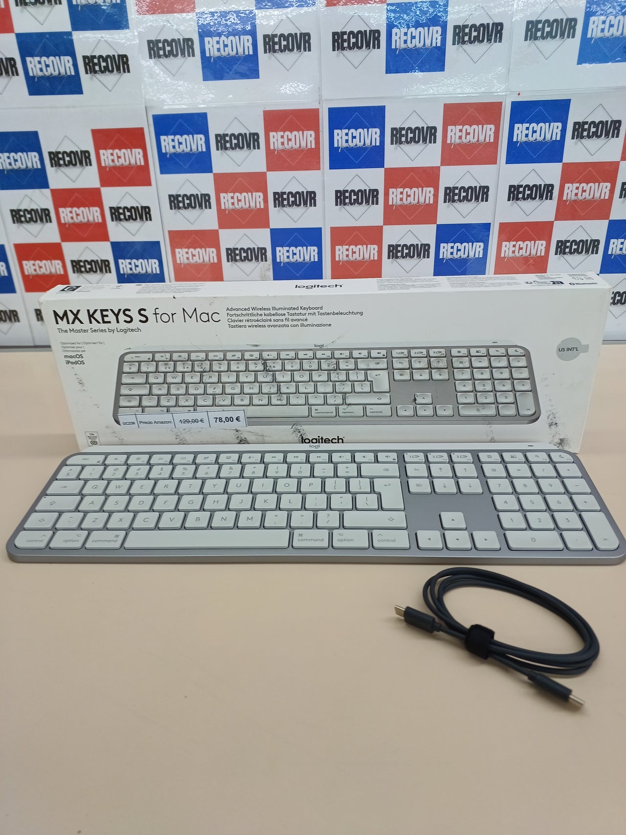 Teclado inalámbrico LOGITECH MX Keys S para MAC