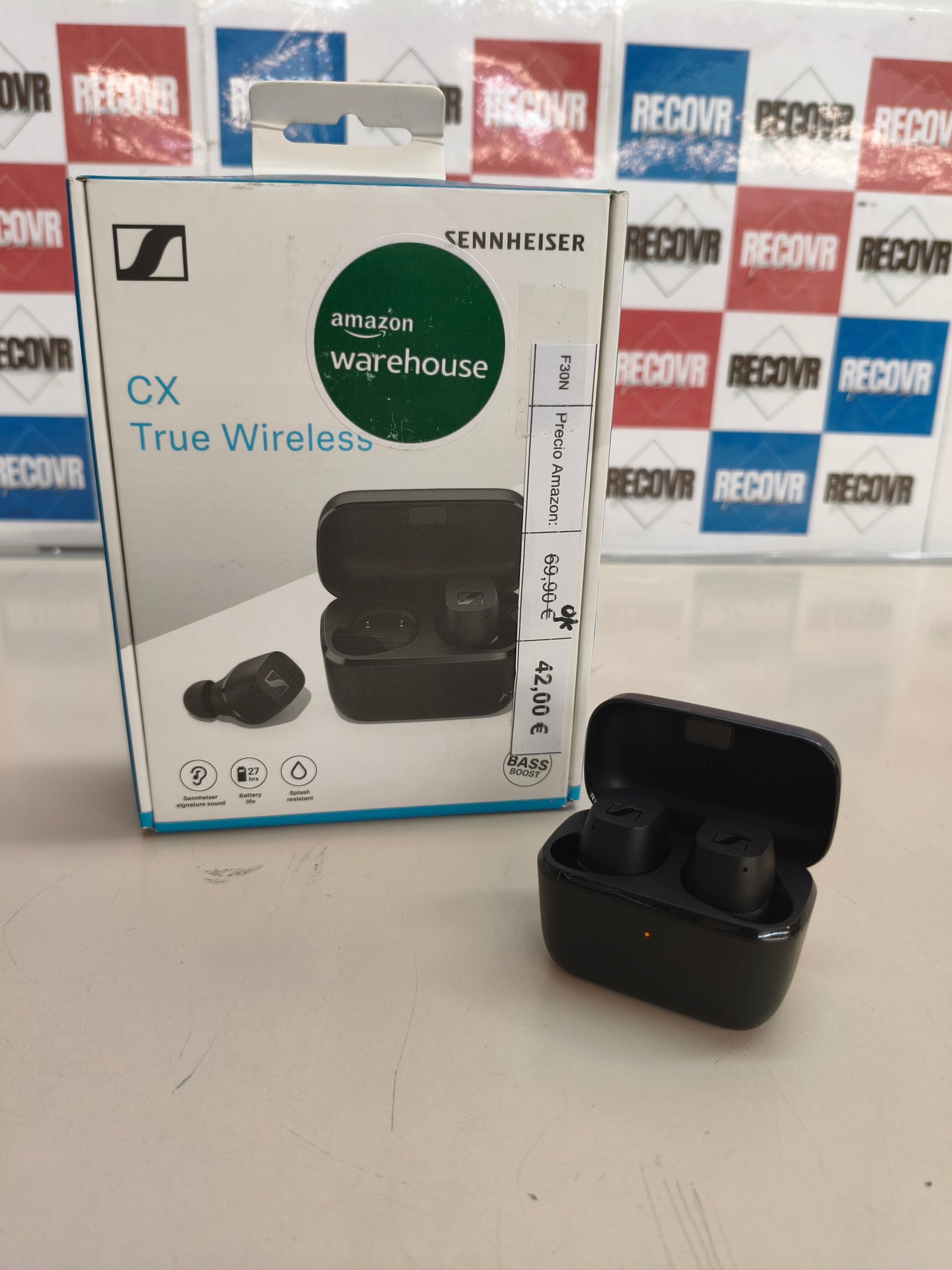 Auriculares inalámbricos Sennheiser CX True Wireless (negros)