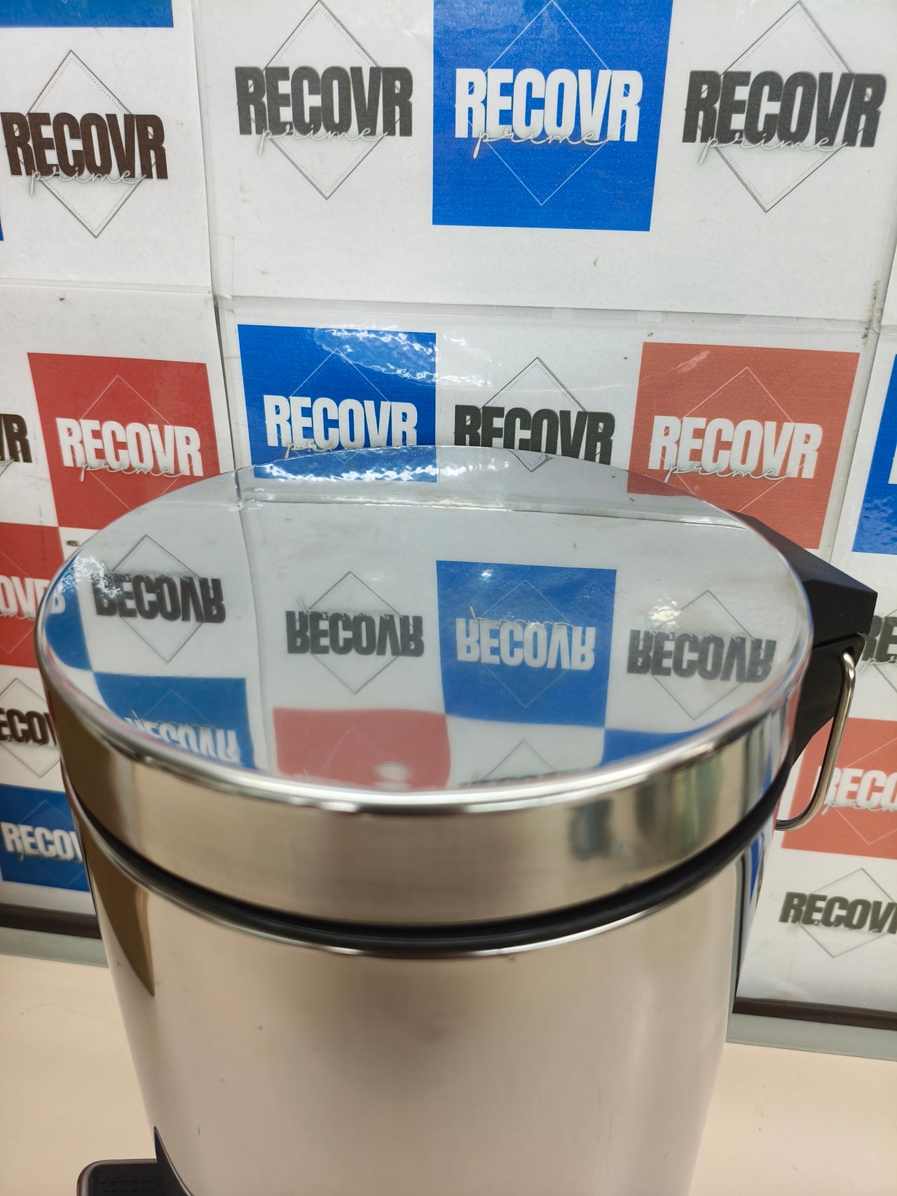 Cubo de basura de baño con pedal de 3 L y cubo interior extraíbl