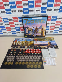 Juego de Mesa 7 Wonders en Italiano, para 3-7 Jugadores, Edad 10+ Asmodee