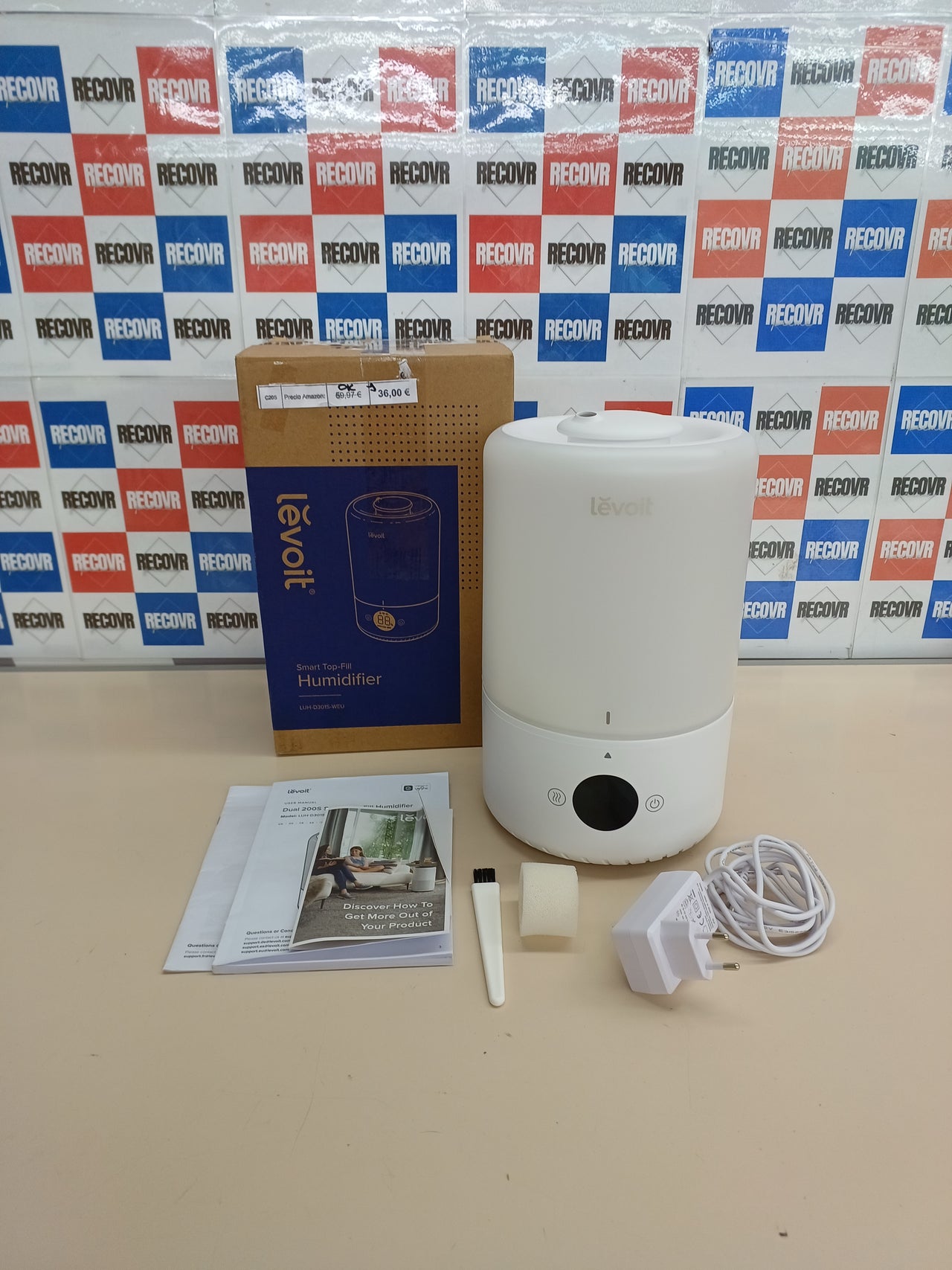 Humidificador Ultrasónico LEVOIT Smart Cool Mist 3 L