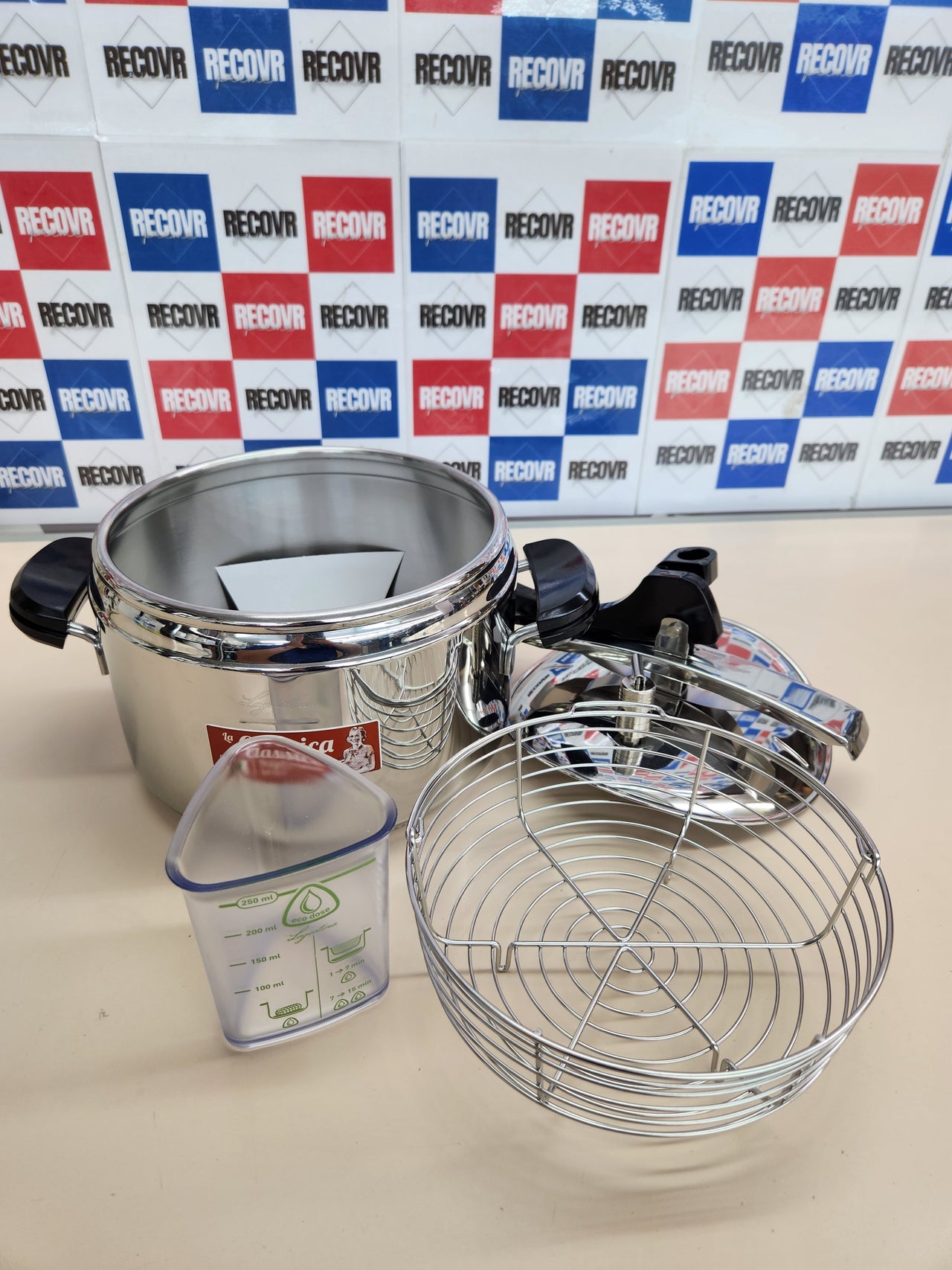 Olla a presión 22 cm, capacidad 5L, Lagostina