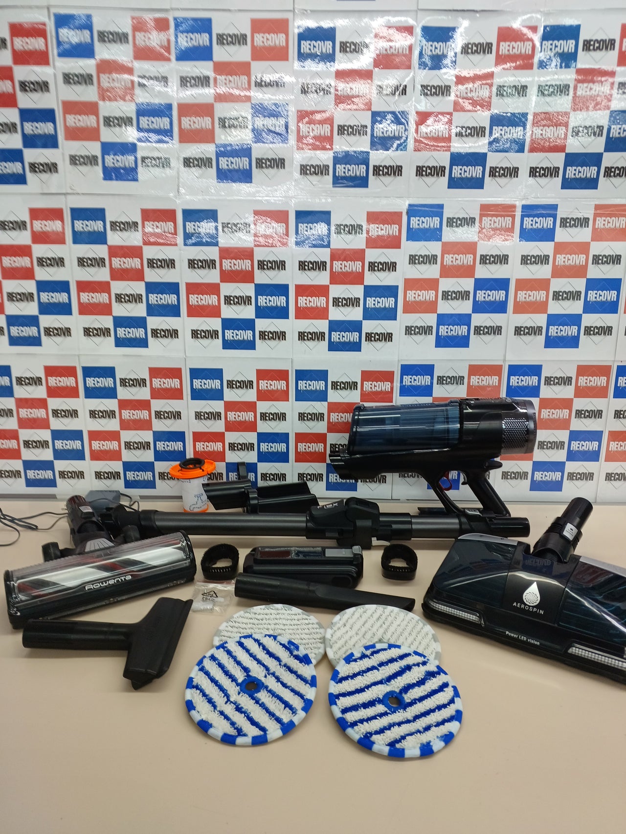 Aspiradora escoba sin cable Flex Aqua SmartControl Rowenta