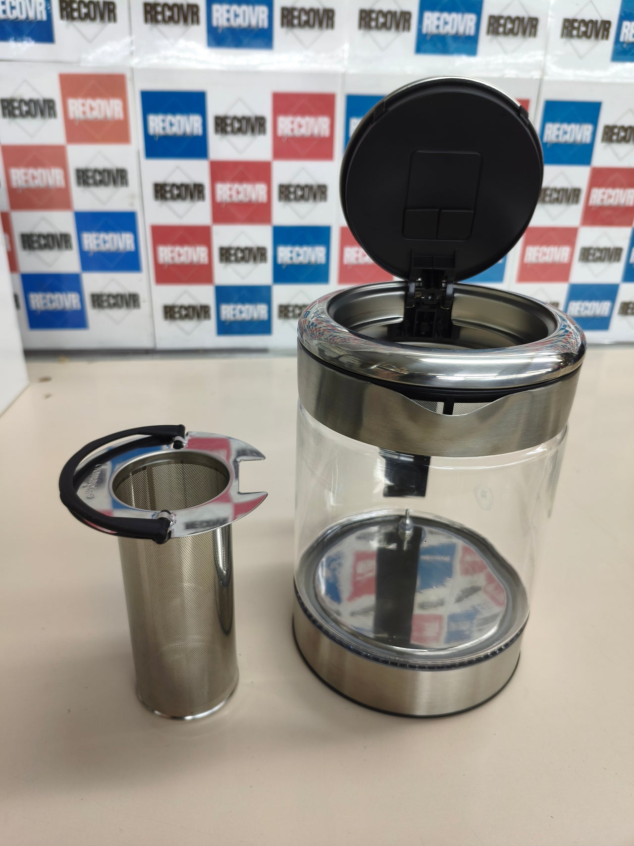 WMF KITCHENminis Hervidor de vidrio Vario 1.0L