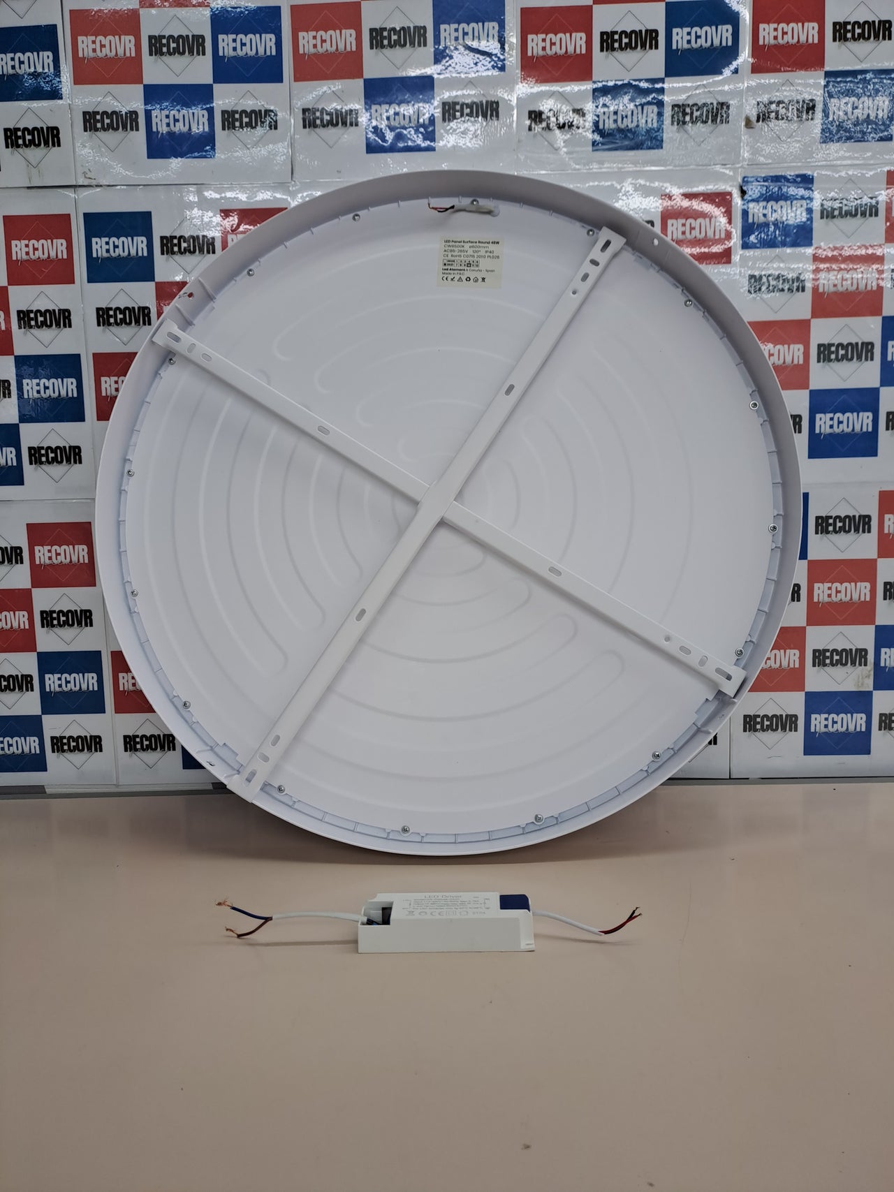 Plafón LED 48 W 605 mm 6500 K – LED Atomant
