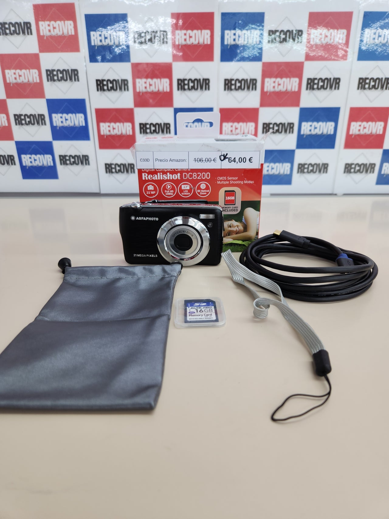 Cámara Digital Compacta, 18MP, Video Full HD, Pantalla LCD 2.7''