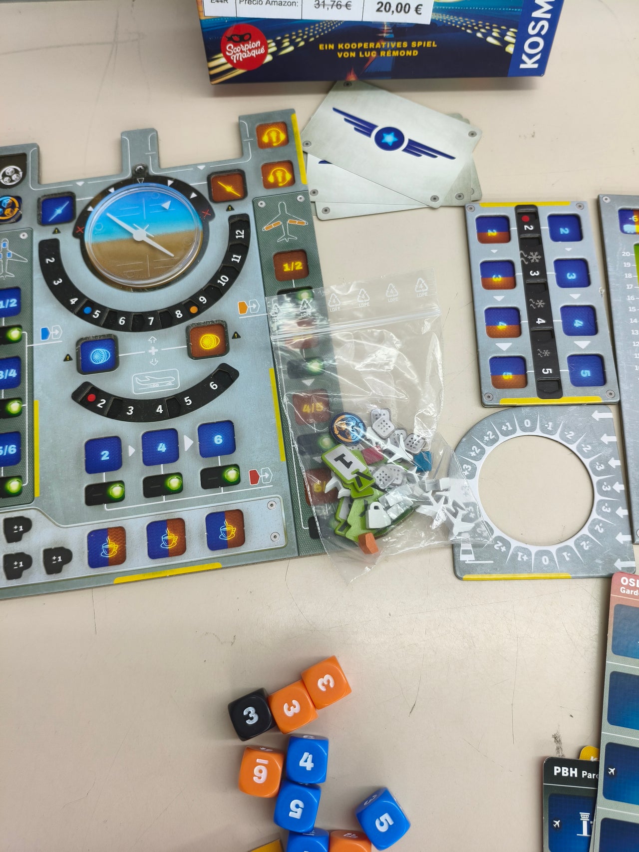 Juego de mesa cooperativo Sky Team Juego del Año 2024 para 2 jugadores