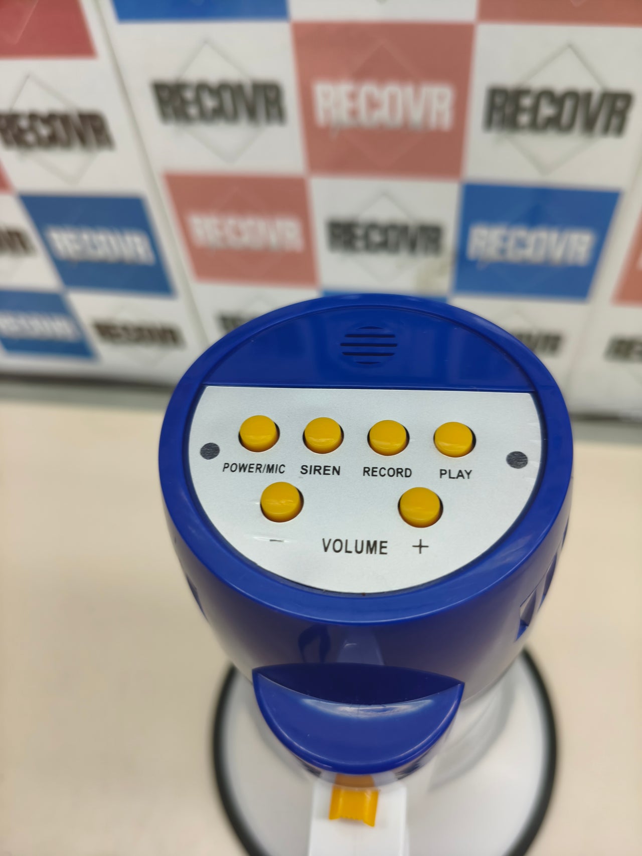 Megáfono portátil de 150 dB con sirena y grabación