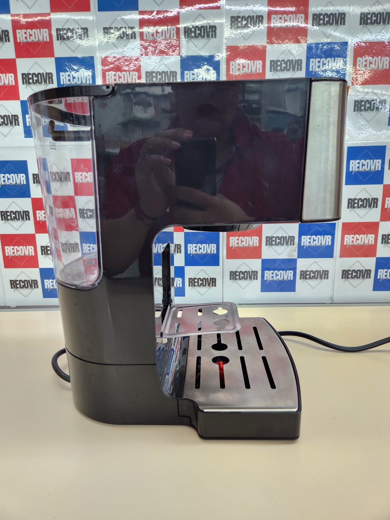 Cafetera espresso 15 bares espumador y depósito de leche, pantalla LCD, bomba italiana, Precalentamiento rápido, Thermoblock, Barista Express, Café en polvo o en cápsulas [4090SS] Sencor