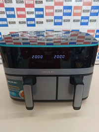 Freidora aire 9 L 2700 W doble cestillo – Cecotec