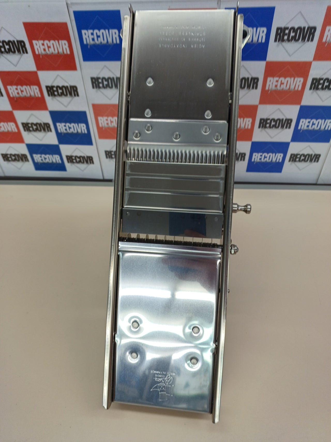 Mandolina profesional acero con peines 3 & 10 mm - LOUIS TELLIER