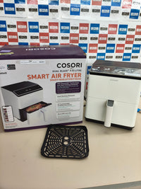 Freidora de aire Cosori Dual Blaze 6,4 L WiFi blanca con doble resistencia