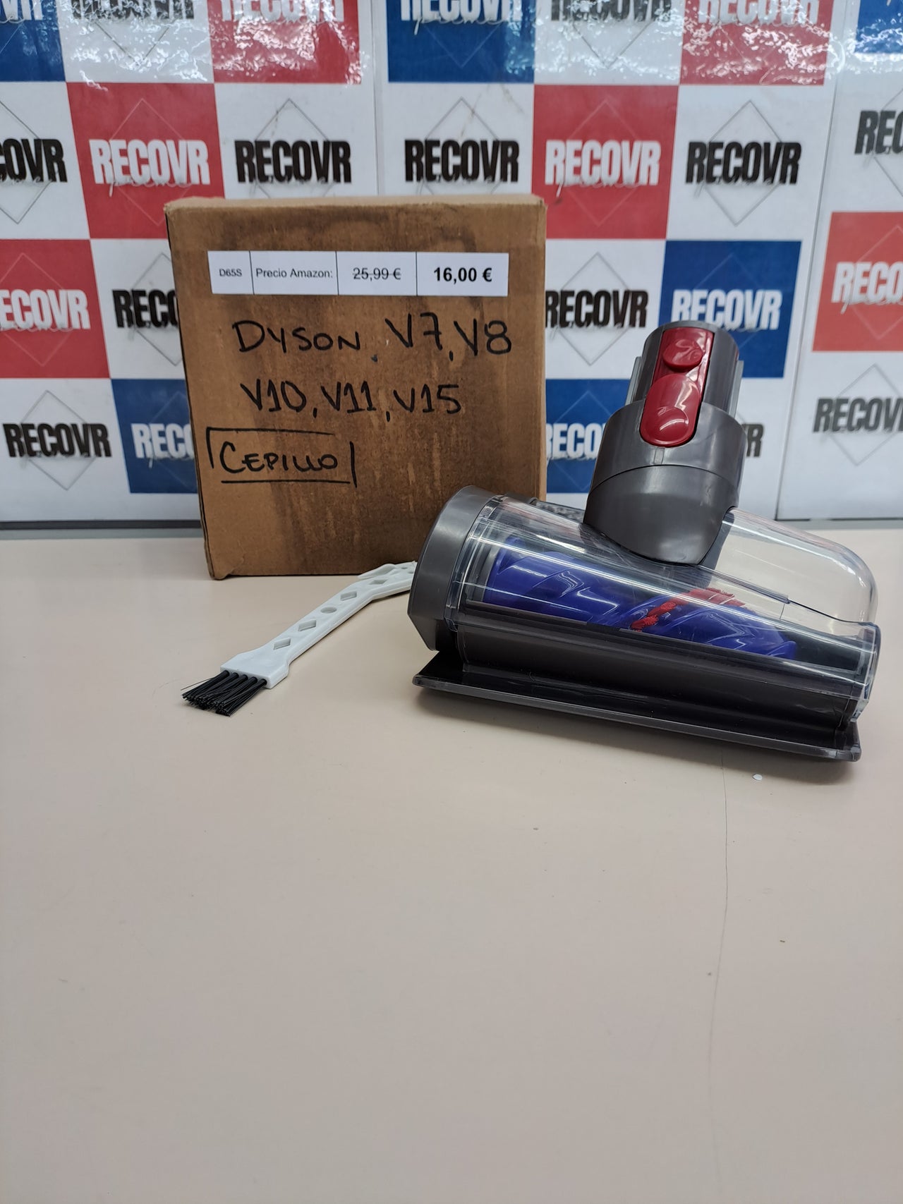 Cepillo motorizado suelos Dyson V7-V15 compatible