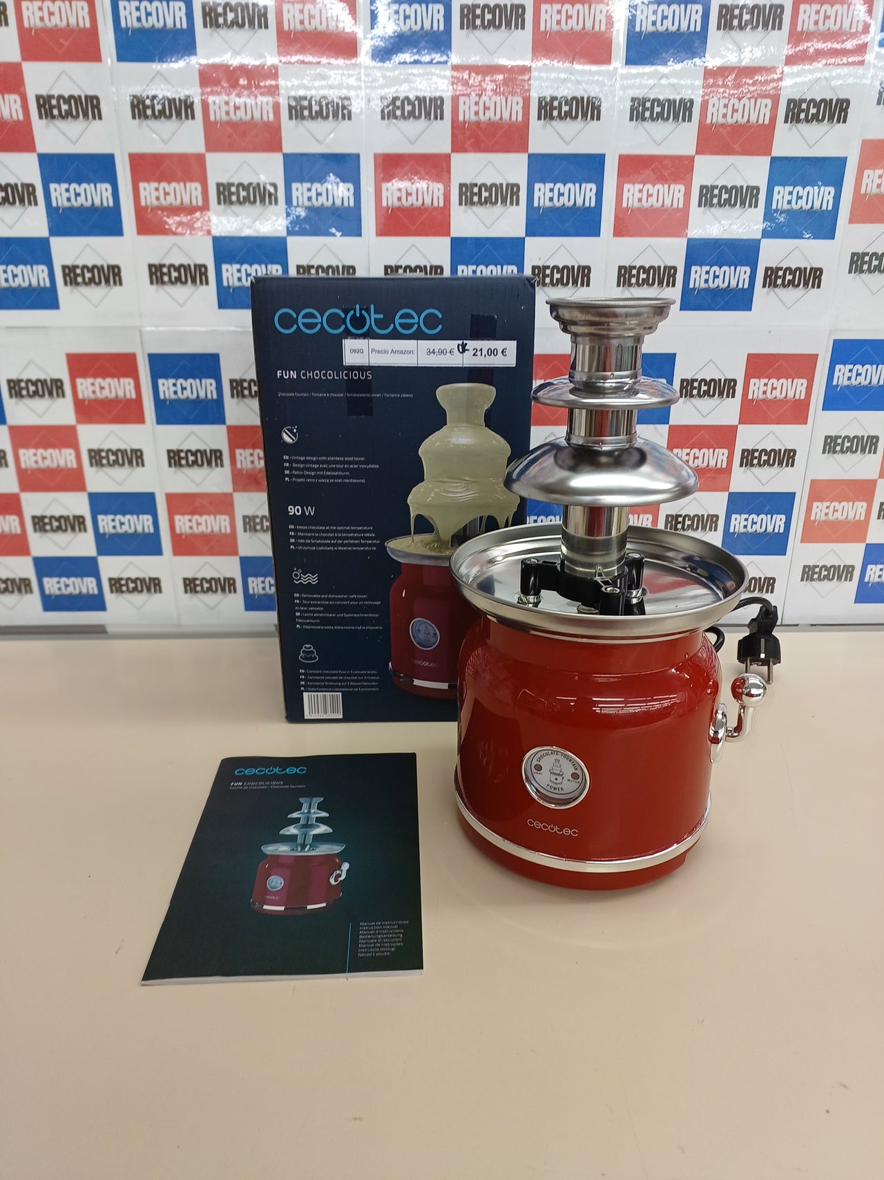 Fuente de Chocolate Cecotec Fun Chocolicious 90W