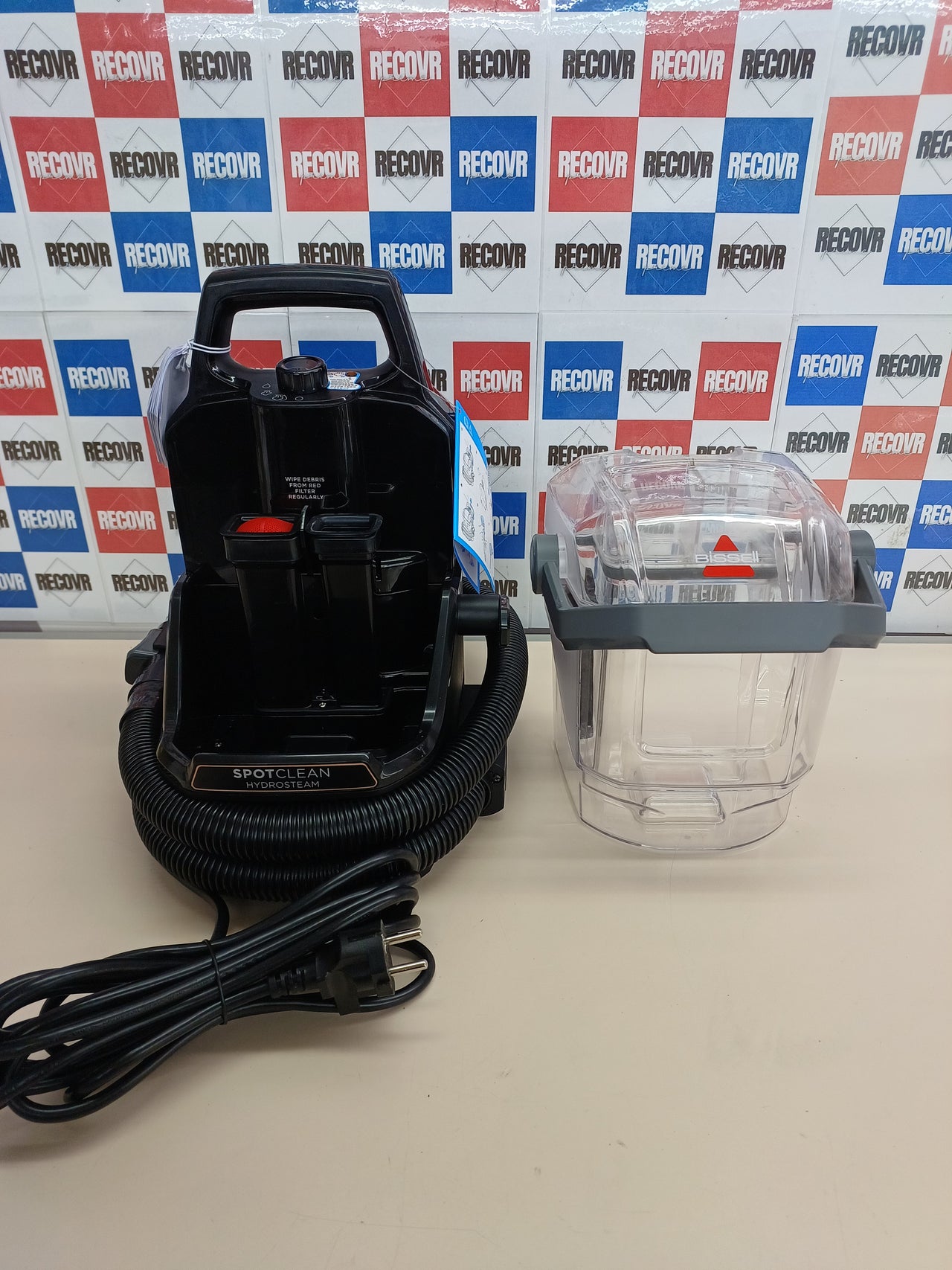 Aspiradora de Tapicería BISSELL SpotClean HydroSteamLava 1000W, 16800Pa