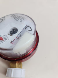 Medidor 15 mm  Agua Caliente SOMATHERM – Chorro Único, Rosca 20/27, Lectura 8 Dígitos, MID, Esfera Orientable, Sensor de Pulso