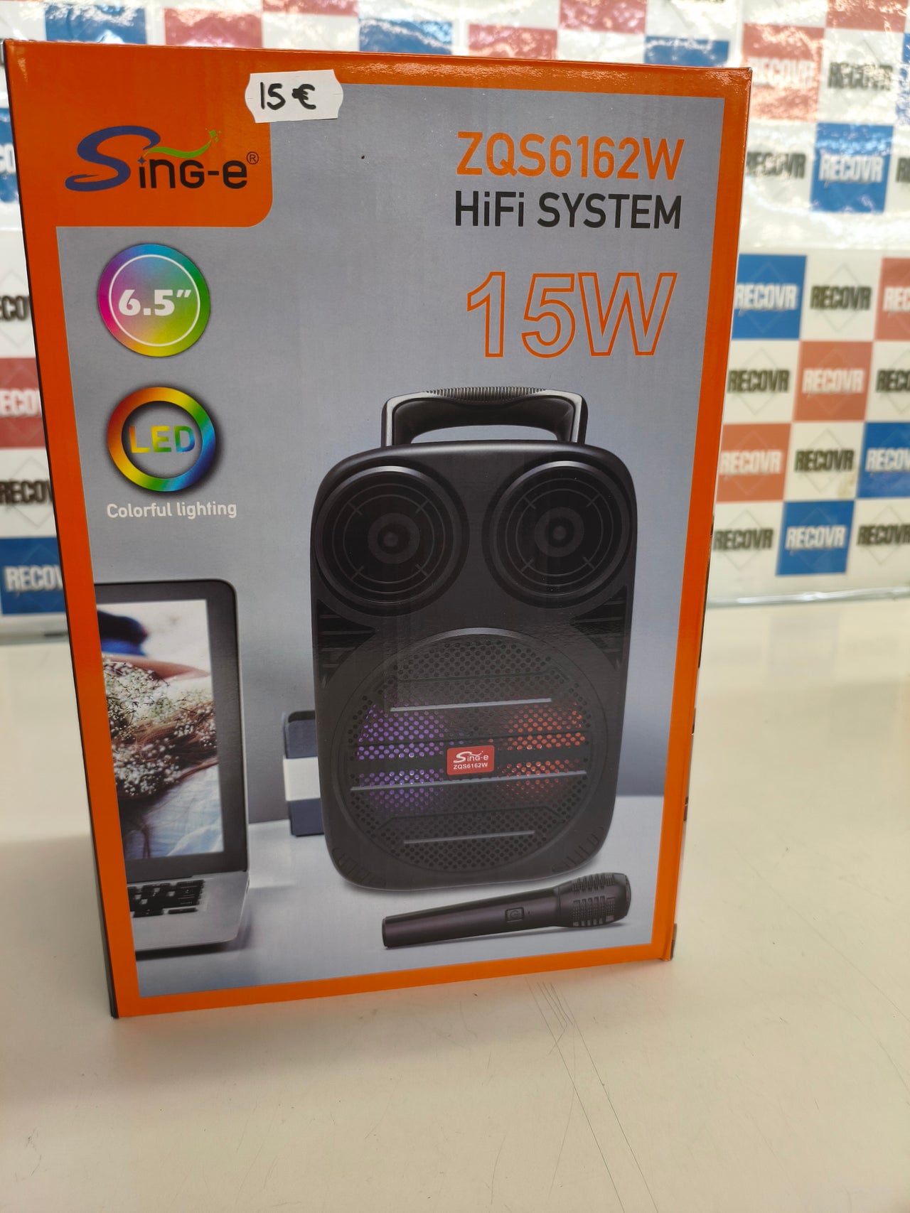 Altavoz sing-e con micrófono 15W