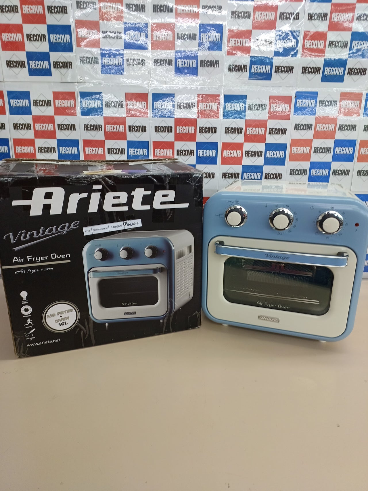 Freidora aire horno 2 en 1 16 L – Ariete