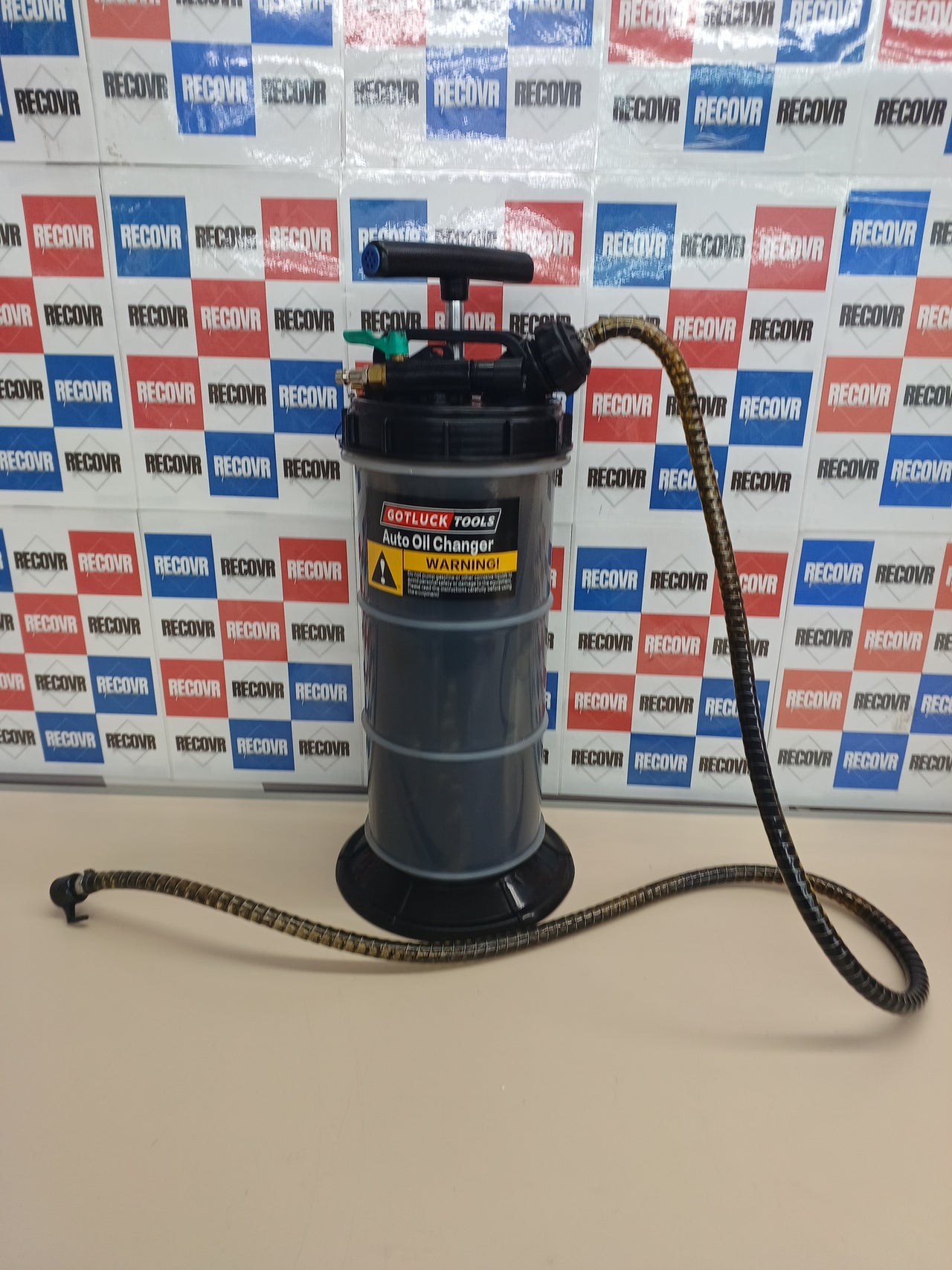 Bomba de succión de aceite 5.3 L manual y neumática Ouluto