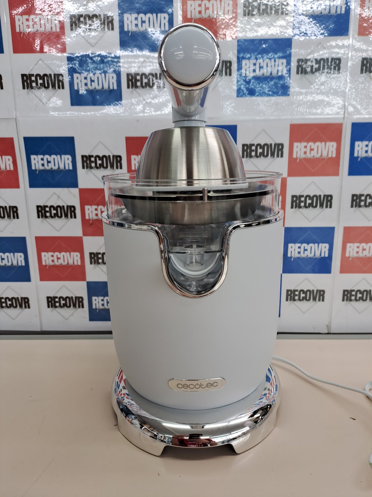 Exprimidor eléctrico brazo 1000 W acero inox – Cecotec