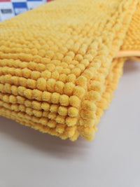 Thumbnail for Alfombra 70×120 cm baño Decomira chenilla  amarilla