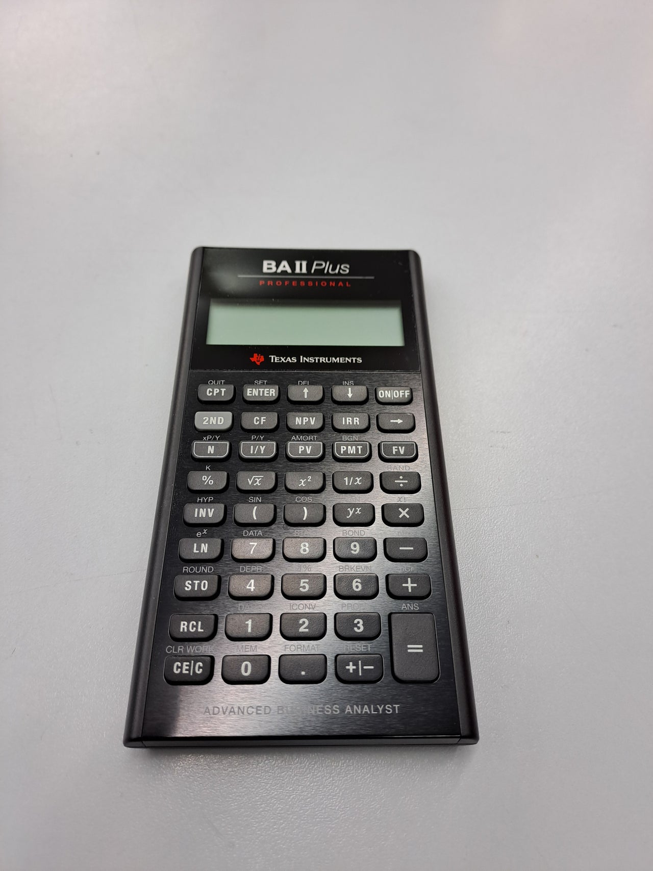 Calculadora Texas Instruments BA II Plus Professional , negro